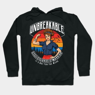 Unbreakable Cystic Fibrosis Warrior Hoodie